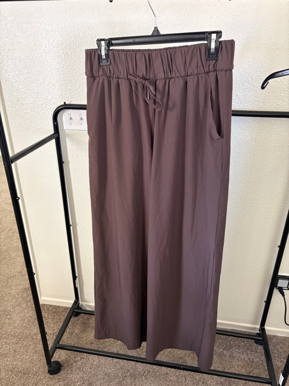 All in Motion Wide Leg Brown Pants